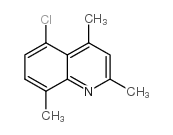 5-chloro-2,4,8-trimethylquinoline Structure