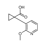 1-(2-methoxypyridin-3-yl)cyclopropane-1-carboxylic acid结构式
