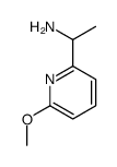 1-(6-methoxypyridin-2-yl)ethanamine structure