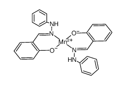 bis(salicylphenylhydrazonato)manganese(II) Structure