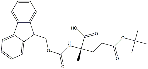 Fmoc-α-Me-Glu(OtBu)-OH结构式