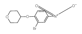 4-(2-Bromo-4-nitrophenoxy)tetrahydro-2H-pyran Structure