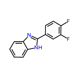 2-(3,4-Difluorophenyl)-1H-benzimidazole结构式