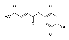 N-(2,4,5-trichloro-phenyl)-maleamic acid结构式