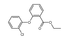 ethyl 2-(2-chlorophenoxy)benzoate结构式