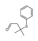 3-methyl-3-phenylsulfanylbutanal Structure