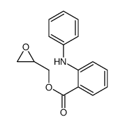 oxiran-2-ylmethyl 2-anilinobenzoate Structure