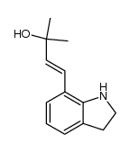 4-(2,3-dihydroindol-7-yl)-2-methyl-3-buten-2-ol Structure