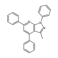 5-methyl-2,4,7-triphenylpyrazolo[4,5-b]pyridine Structure