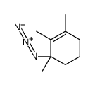 3-azido-1,2,3-trimethylcyclohexene Structure