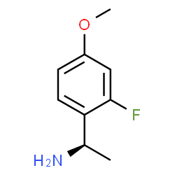 (S)-1-(2-氟-4-甲氧基苯基)乙胺结构式