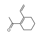 Ethanone, 1-(2-ethenyl-1-cyclohexen-1-yl)- (9CI) Structure