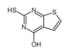2-硫酮-2,3-二氢噻吩并[2,3-D]嘧啶-4(1H)-酮结构式