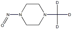 1-nitroso-4-(trideuteriomethyl)piperazine Structure