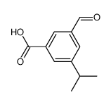 3-formyl-5-isopropylbenzoic acid结构式