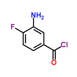 3-Amino-4-fluorobenzoyl chloride结构式