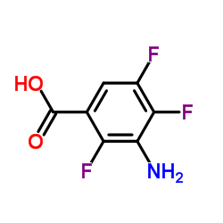 3-AMINO-2,4,5-TRIFLUOROBENZOIC ACID structure