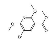 Methyl 5-bromo-2,6-dimethoxynicotinate Structure