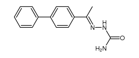 4-phenylacetophenone semicarbazone结构式