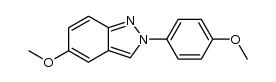 5-methoxy-2-(4-methoxyphenyl)-2H-indazole结构式