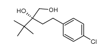 (R)-2-(4-chlorophenethyl)-3,3-dimethylbutane-1,2-diol Structure