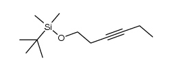 tert-butyl(hex-3-ynyloxy)dimethylsilane Structure