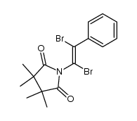 α,β-dibromo-β-(tetramethylsuccinimido)styrene结构式