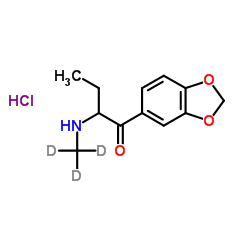 Butylone-d3 (hydrochloride)结构式