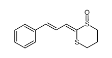 2-[(2E)-3-phenylprop-2-en-1-ylidene]-1,3-dithiane 1-oxide结构式