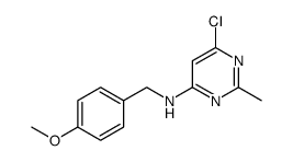 6-Chloro-N-(4-Methoxybenzyl)-2-Methylpyrimidin-4-Amine Structure