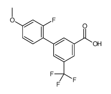 3-(2-fluoro-4-methoxyphenyl)-5-(trifluoromethyl)benzoic acid结构式