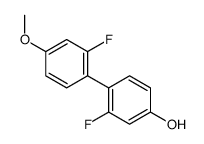 3-fluoro-4-(2-fluoro-4-methoxyphenyl)phenol Structure