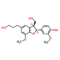 Di-hydrodehydrodiconiferyl alcohol structure