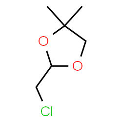 1,3-Dioxolane,2-(chloromethyl)-4,4-dimethyl- Structure
