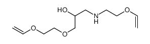 1-(2-ethenoxyethoxy)-3-(2-ethenoxyethylamino)propan-2-ol结构式
