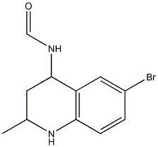 N-(6-BROMO-2-METHYL-1,2,3,4-TETRAHYDROQUINOLIN-4-YL)FORMAMIDE Structure
