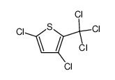 3,5-dichloro-2-(trichloromethyl)thiophene结构式