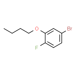 1-Bromo-3-n-butyloxy-4-fluorobenzene结构式