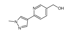(6-(1-methyl-1H-pyrazol-4-yl)pyridine-3-yl)methanol Structure