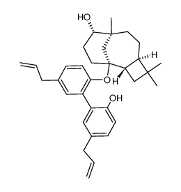 caryolanemagnolol Structure