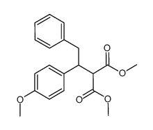 dimethyl 2-(1-(4-methoxyphenyl)-2-phenylethyl)malonate结构式
