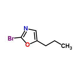 2-bromo-5-propyl-oxazole structure