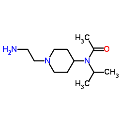 N-[1-(2-Aminoethyl)-4-piperidinyl]-N-isopropylacetamide Structure