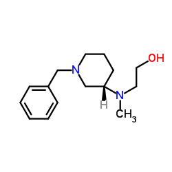 2-{[(3S)-1-Benzyl-3-piperidinyl](methyl)amino}ethanol Structure