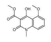 4-羟基-5-甲氧基-1-甲基-2-氧代-1,2-二氢喹啉-3-羧酸甲酯结构式