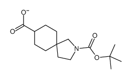 2-[(2-methylpropan-2-yl)oxycarbonyl]-2-azaspiro[4.5]decane-8-carboxylate Structure