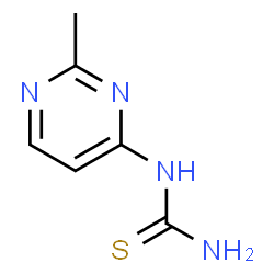 (2-methylpyrimidin-4-yl)thiourea Structure