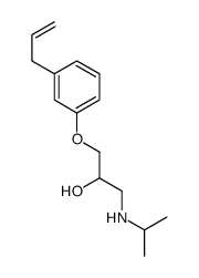 1-(3-Allylphenoxy)-3-(isopropylamino)-2-propanol结构式