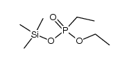 ethyl (trimethylsilyl) ethylphosphonate Structure