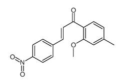 1-(2-methoxy-4-methylphenyl)-3-(4-nitrophenyl)prop-2-en-1-one Structure
